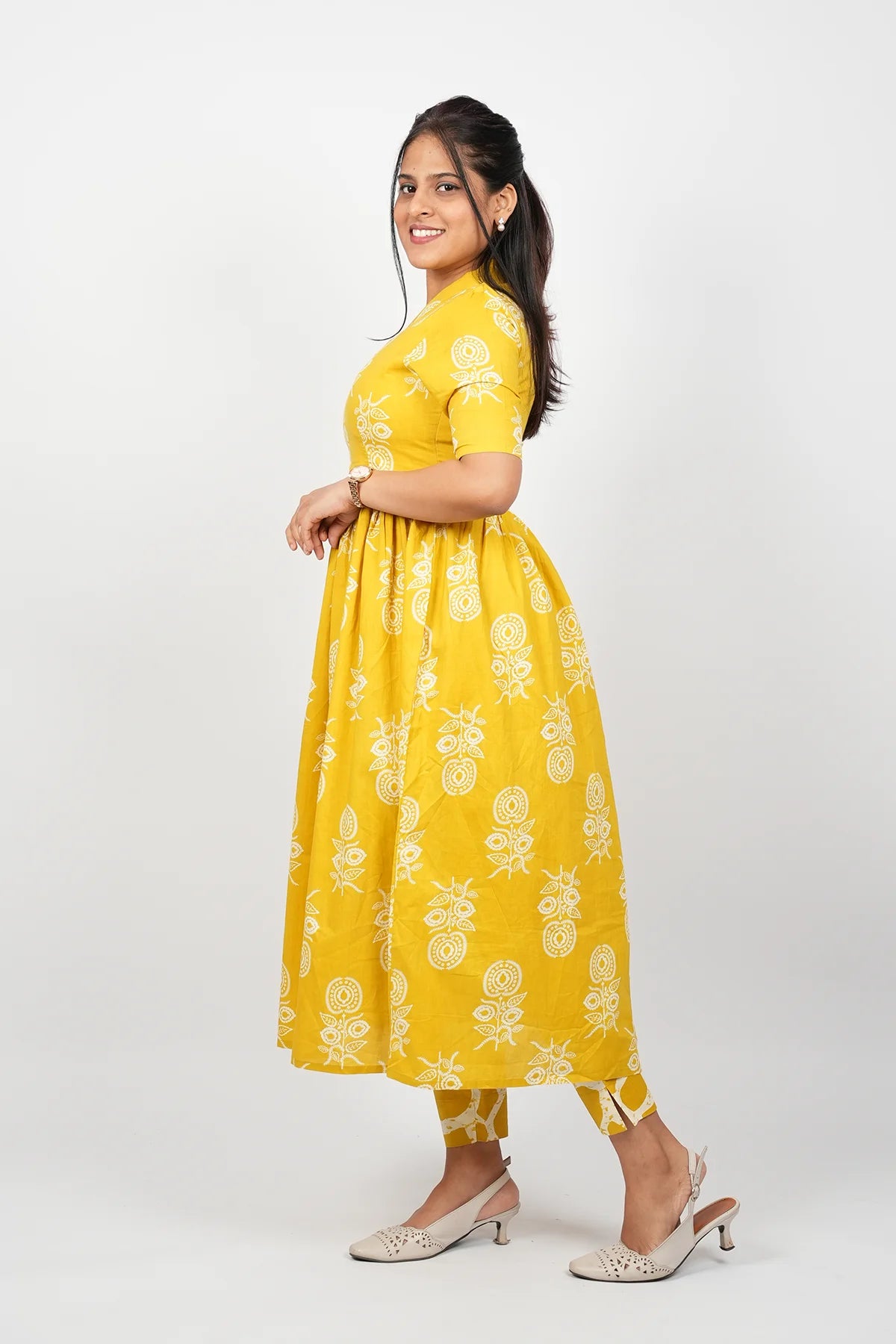 Mustard Cotton Co-Ord Set