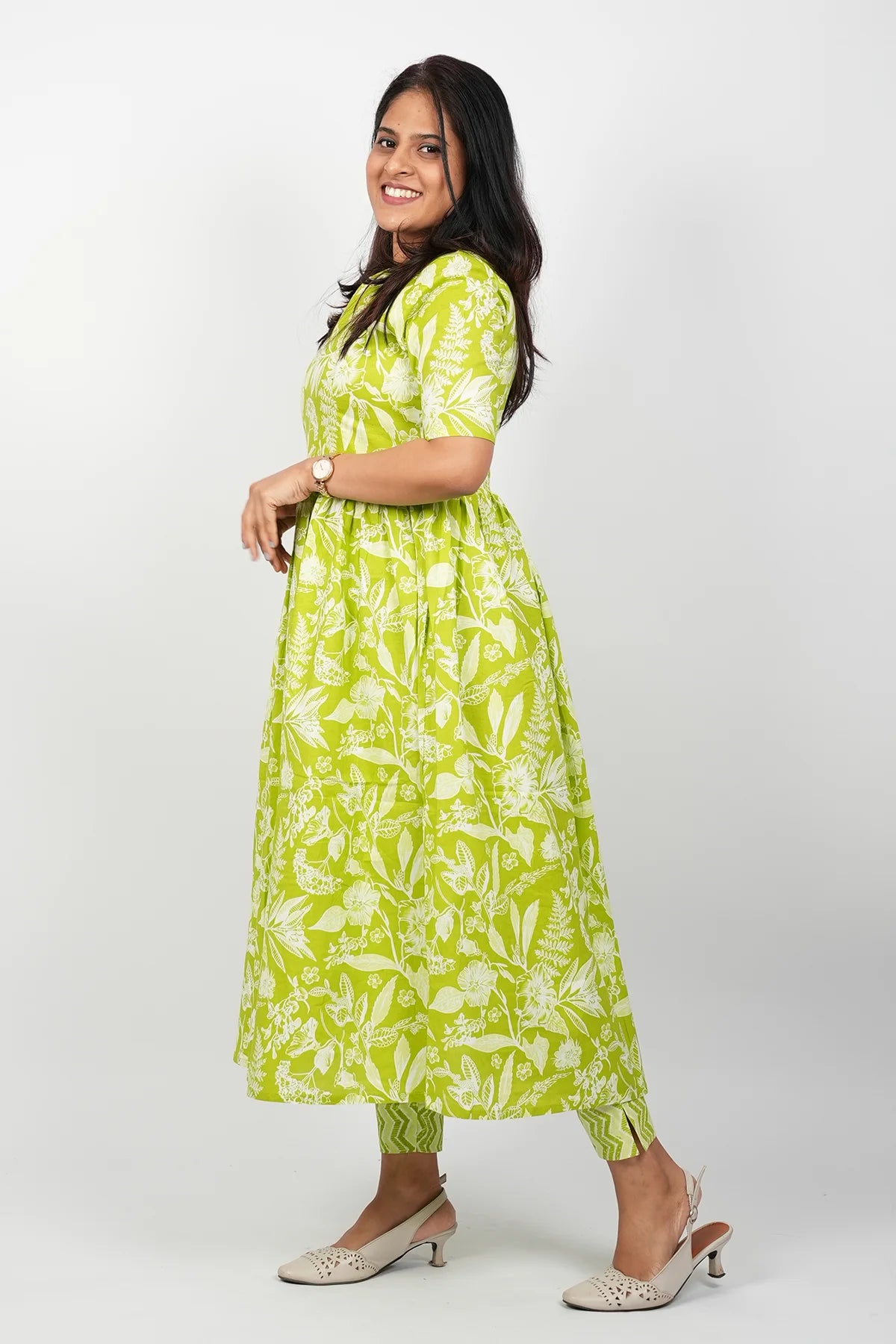 Green Cotton Co-Ord Set