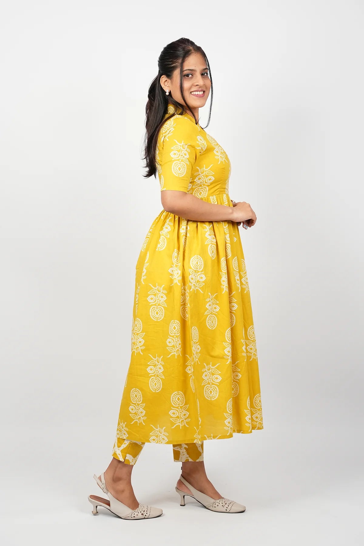Mustard Cotton Co-Ord Set