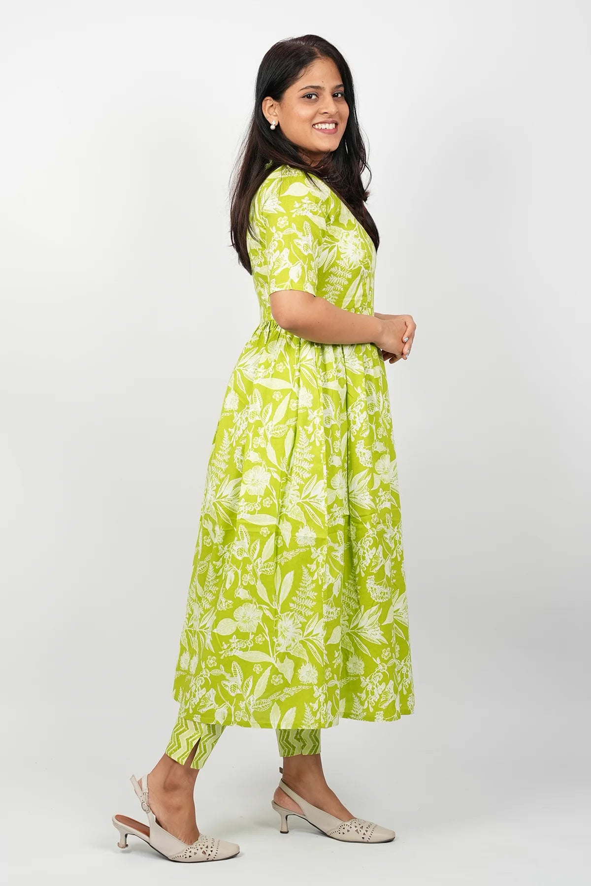 Green Cotton Co-Ord Set