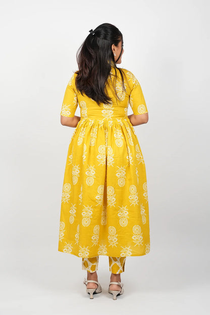 Mustard Cotton Co-Ord Set
