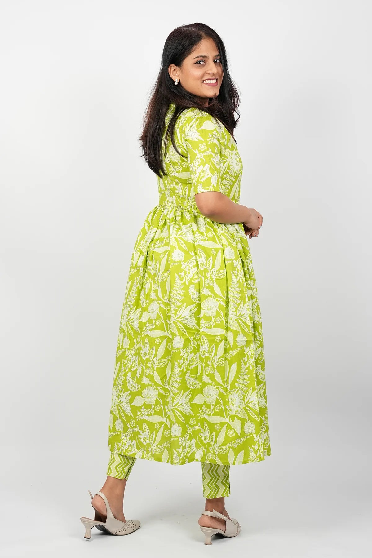 Green Cotton Co-Ord Set